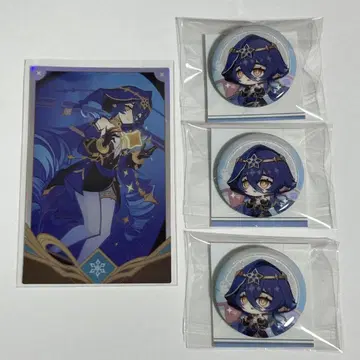 원신 레이라 한국 칠성 소환 텍텍 모험 시리즈 캔뱃지 공식 정품