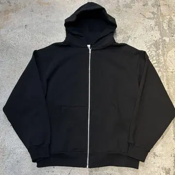 새상품 로스앤젤레스 어패럴 14oz 헤비웨이트 지퍼 후드티 L 블랙