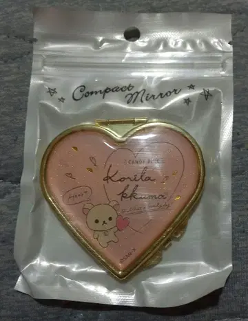 리락쿠마 스토어 코리락쿠마 컴팩트 거울 하트형