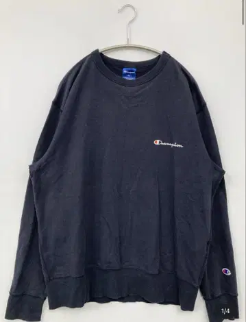 Champion 블랙 맨투맨