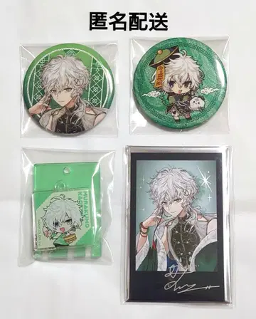 니지산지 복권 극락탕 캔뱃지 폴라로이드 키링 무라쿠모 카게츠