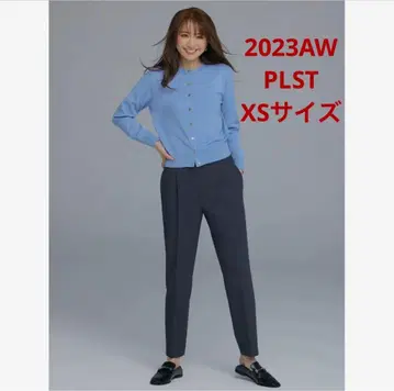미사용*PLST 테이퍼드 팬츠 (웜 리저브) 네이비 슬림 레그 170
