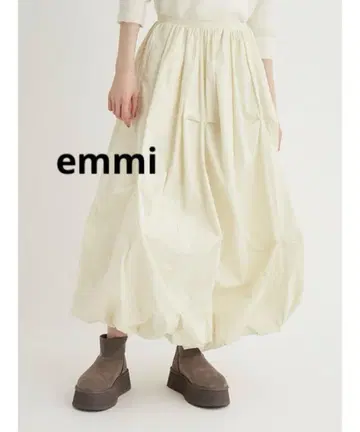 emmi eco 턱 볼륨 벌룬 스커트