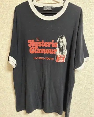 HYSTERIC 블랙 T셔츠 L 사이즈