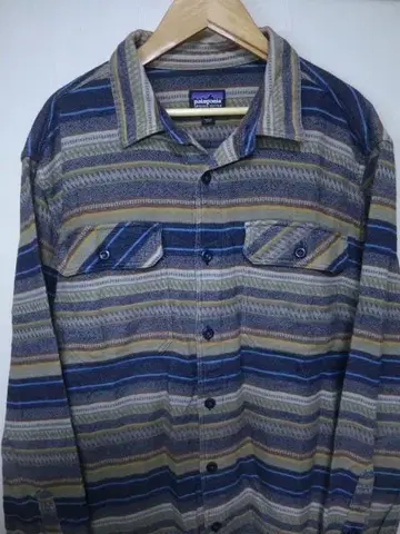 patagonia 피오르 플란넬 셔츠 M 보더 네이티브