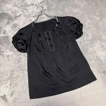 [주얼 체인지즈] (F) 블라우스 모노톤 퍼프 슬리브 포멀 여름옷