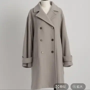 안데뮤우 미들 기장 P 코트