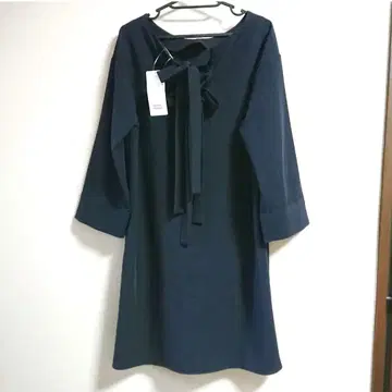 [새상품] BEAMS 빔즈 / 여성용 / 더블 리본 무릎 기장 원피스