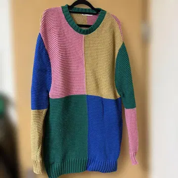 ZARA 멀티 컬러 니트 컬러풀