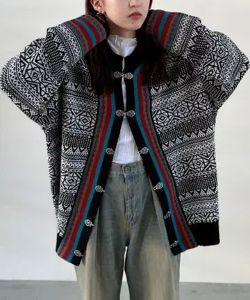 JEANASIS 티롤리안 가디건