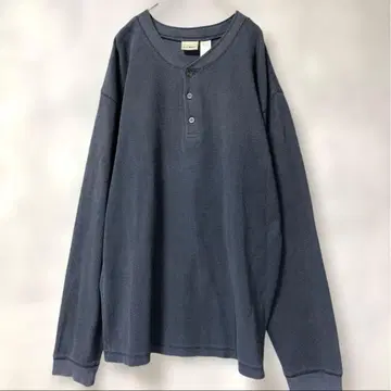 [ 캐나다제 ] L.L.Bean 헨리넥 와플 롱 T M 사이즈 구제 의류