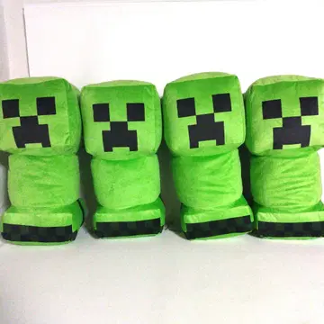 마인크래프트 크리퍼 초 BIG 봉제 인형 4체 세트 묶음 판매