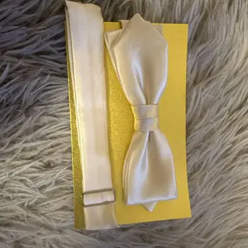 하츠코엔도 나비 넥타이 화이트