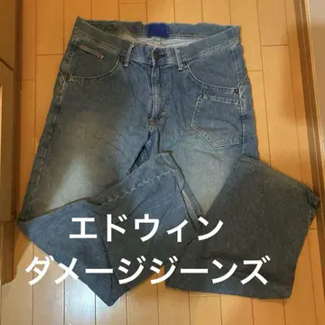 일본제 EDWIN lutional BLUE 워시 청바지
