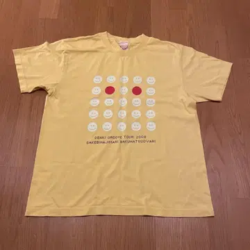 덴키 그루브 T셔츠 L 사이즈 YELLOW TOUR 2008