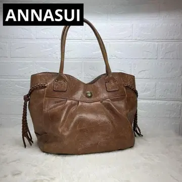 ANNA SUI 브라운 토트백 핸드백