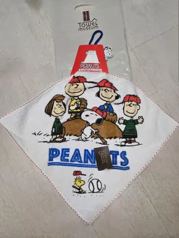 PEANUTS 루프 달린 타월 34x34cm