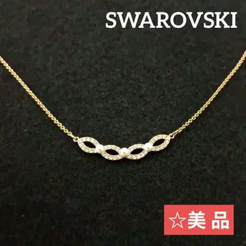 [ 새상품급 ] SWAROVSKI 스와로브스키 목걸이 로즈 골드