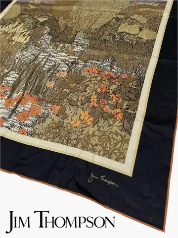 JIM THOMPSON/짐 톰슨 판화풍 반다나 스카프