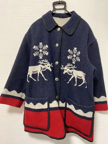 담요 코트 구제 의류 빈티지