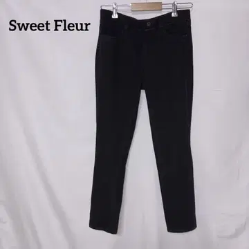 Sweet Fleur 스트레치 팬츠 XL 레깅스 팬츠 블랙