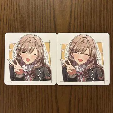 내가 연인이 될 리 없어! 무리무리! 특전 코스터 세나 수국 2장