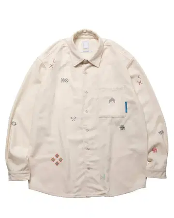 LIBERAIDERS TIFINAGH EMBROIDERY FLANNEL