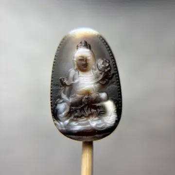 마노 보현보살 조각 10-159