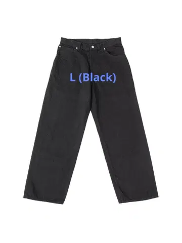 ovy Japan Black Baggy Denim Pants
