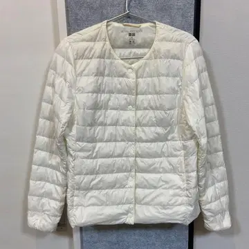 새상품급 UNIQLO 유니클로 울트라 라이트 다운 자켓 사이즈 M 화이트