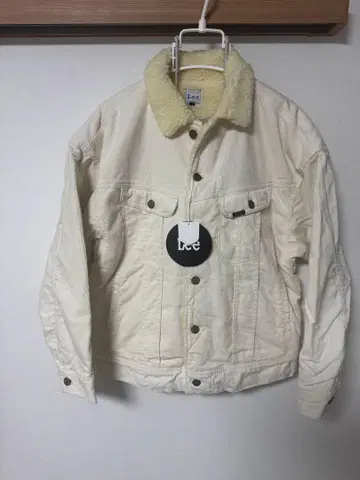 미사용 새상품 Lee 빅 핏 박스 스트레이트 자켓 M 화이트
