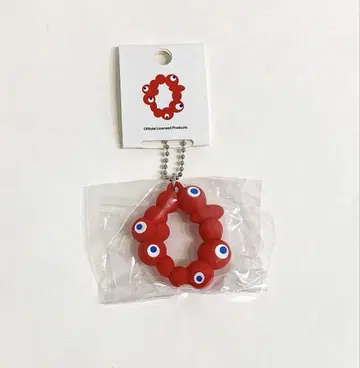 오사카 간사이 박람회 미야쿠미야쿠 입체 PVC 로고 마스코트 키링 새상품