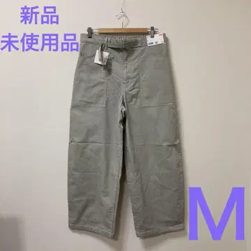 유니클로 x JW ANDERSON 코듀로이 워크 팬츠 그레이 M 사이즈
