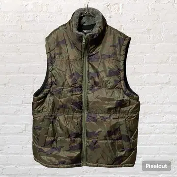 11541 NEW YORK CLUB 카모 패턴 베스트 자켓 카키 L