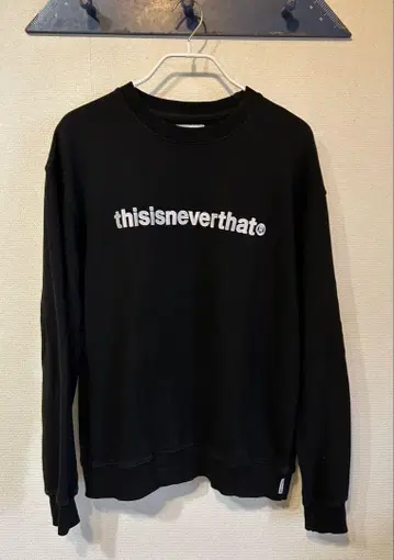 thisisneverthat 블랙 맨투맨 M