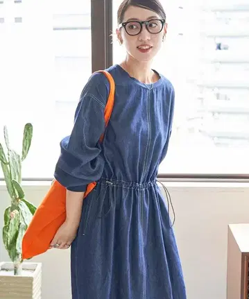 FREAK'S STORE 허리 드로 코드 플레어 원피스