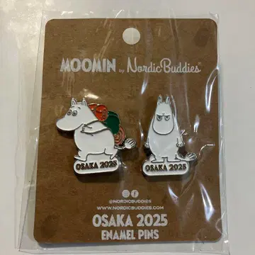 무민 만박 한정판 핀 배지 북유럽관