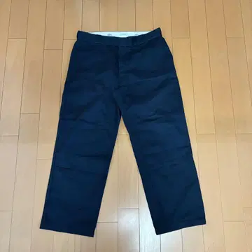 Dickies 더블니 워크 팬츠 38 x 30 네이비 구제 의류