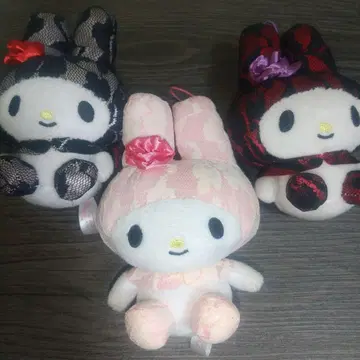 마이멜로디 봉제 인형 3개 세트