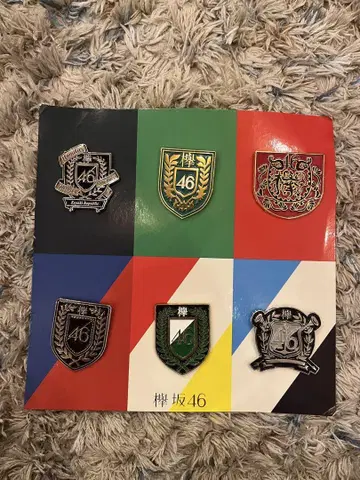 케야키자카46 엠블럼 핀즈 세트