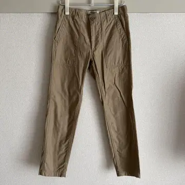 FOB FACTORY 베이커 팬츠 카키 베이지 S F0431 일본제