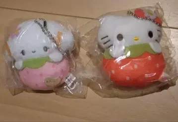 딸기 싸개 마스코트 코기뮨 키티
