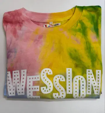 WESSION 타이 다이 T셔츠 WEST 사이즈 M