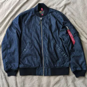 ALPHA 알파 인더스트리즈 데님 MA-1 자켓 L