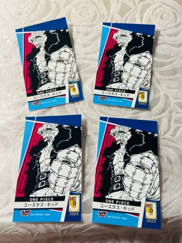 ONE PIECE 유스타스 키즈 2023JS 한정판 4장 세트