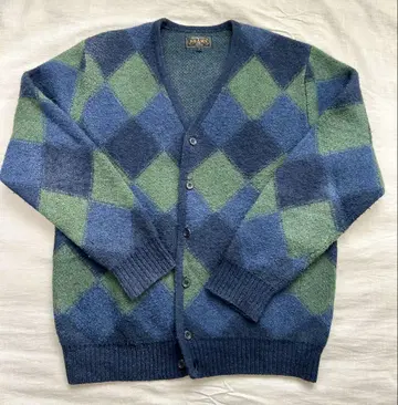BEAMS PLUS 아가일 무늬 가디건