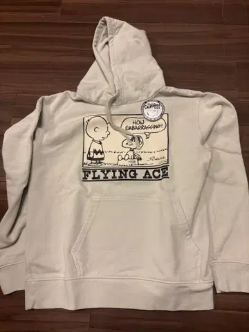 FLYING ACE 찰리 브라운 후드티 새상품