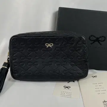미사용 ANYA HINDMARCH 안야 힌드마치 파우치 박스 포함