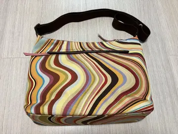 [ 새상품급 ] 폴스미스 멀티 스트라이프 캔버스 숄더백