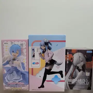 캣 메이드 렘 & 나이트 월드 피규어 세트